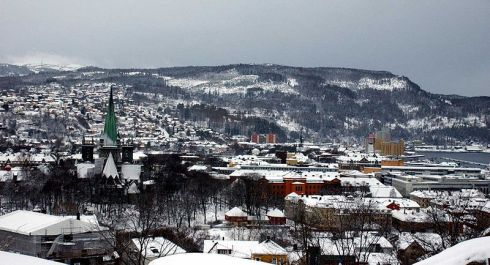 Snow in Trondheim